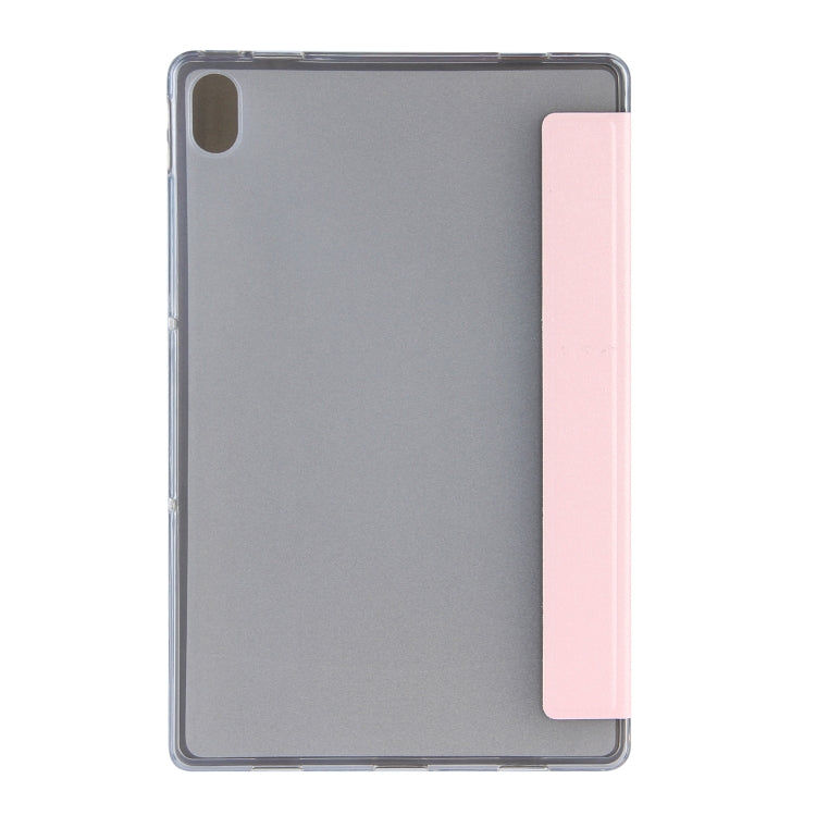 For Lenovo Tab P11 (TB-J606F) Coloured Drawing Pattern Horizontal Flip Leather Case with Three-folding Holder