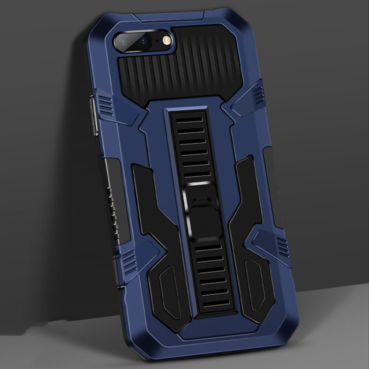 For iPhone SE 2022 / SE 2020 / 8 / 7 Vanguard Warrior All Inclusive Double-color Shockproof TPU + PC Protective Case with Holder