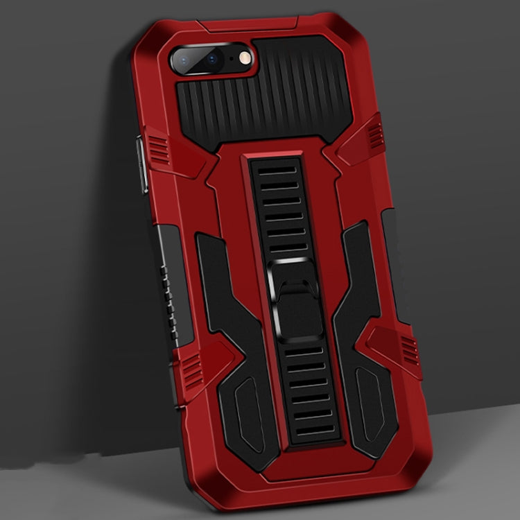For iPhone SE 2022 / SE 2020 / 8 / 7 Vanguard Warrior All Inclusive Double-color Shockproof TPU + PC Protective Case with Holder
