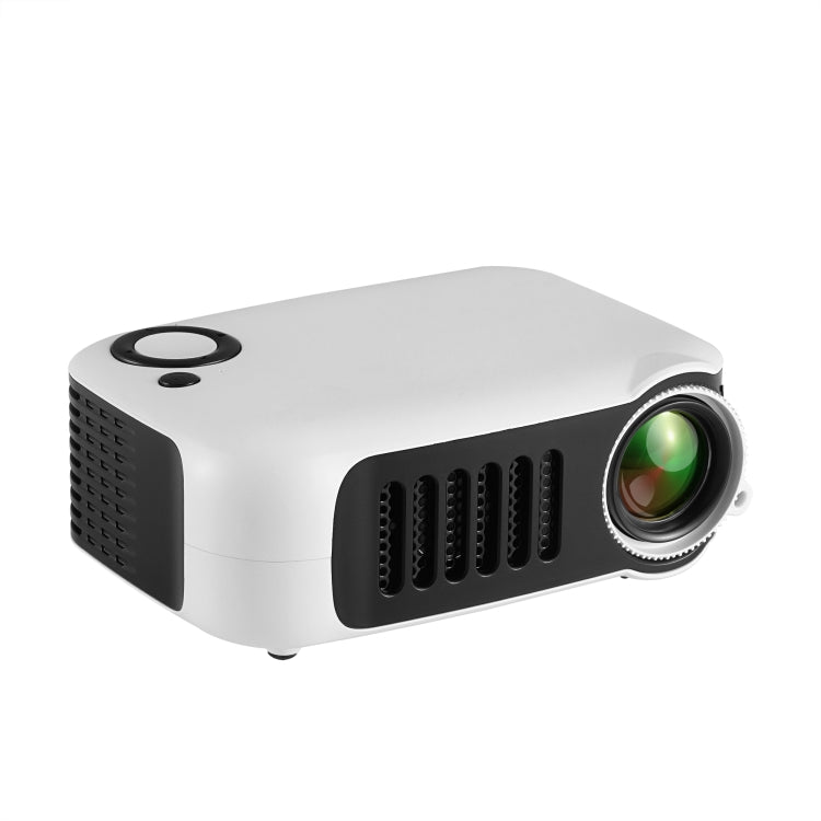 TRANSJEE A2000 320x240P 1000 ANSI Lumens Mini Home Theater HD Digital Projector, Plug Type: EU Plug