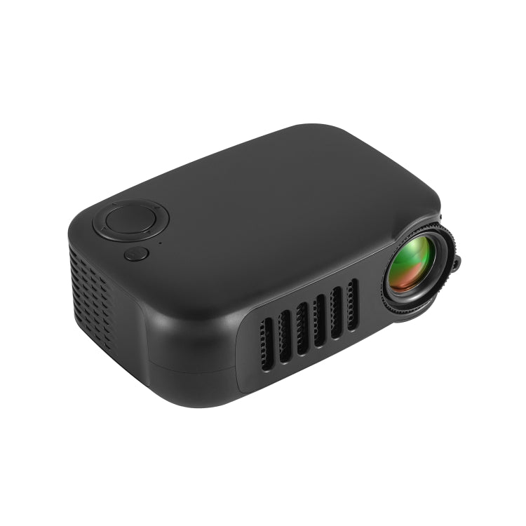 TRANSJEE A2000 320x240P 1000 ANSI Lumens Mini Home Theater HD Digital Projector, Plug Type: EU Plug