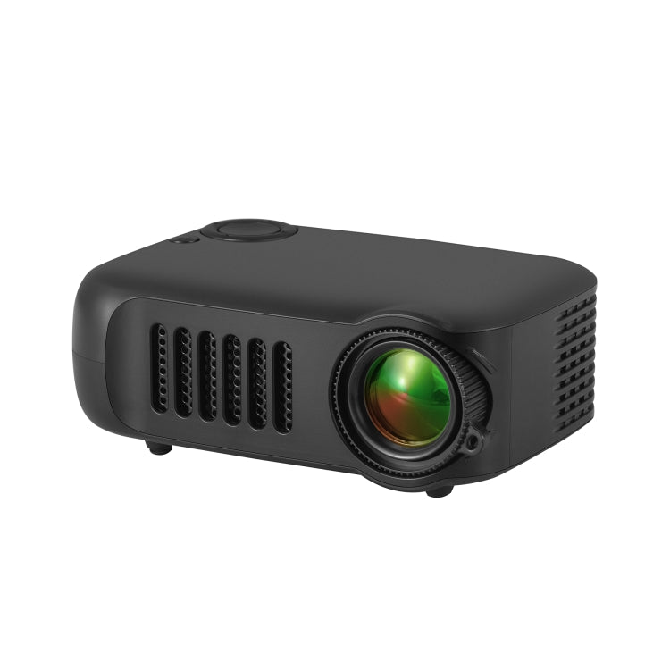 TRANSJEE A2000 320x240P 1000 ANSI Lumens Mini Home Theater HD Digital Projector, Plug Type: EU Plug