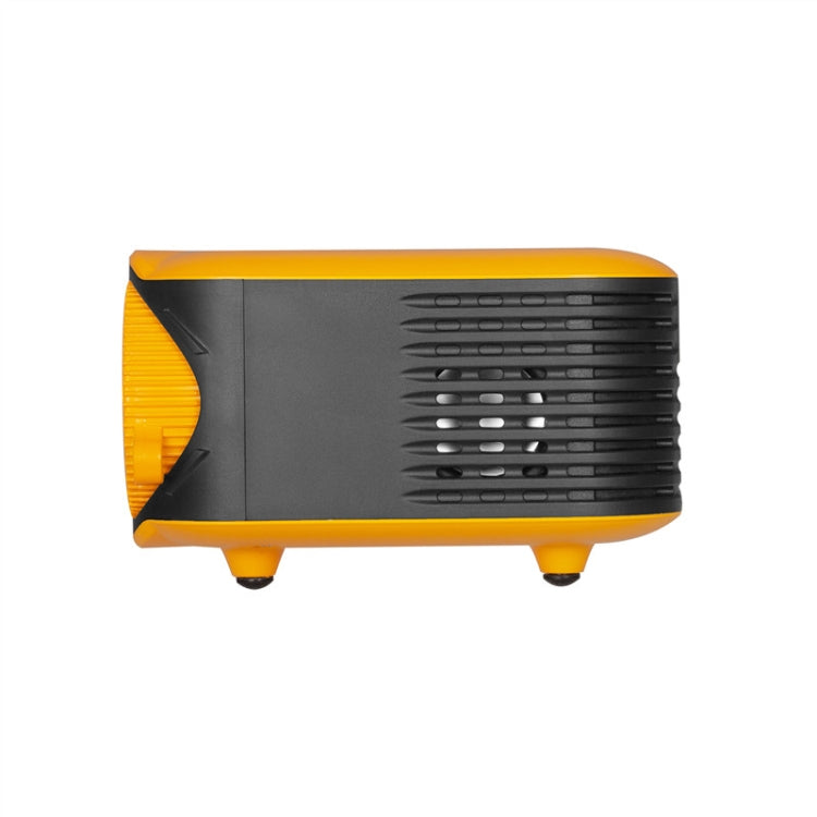 TRANSJEE A2000 320x240P 1000 ANSI Lumens Mini Home Theater HD Digital Projector, Plug Type: EU Plug