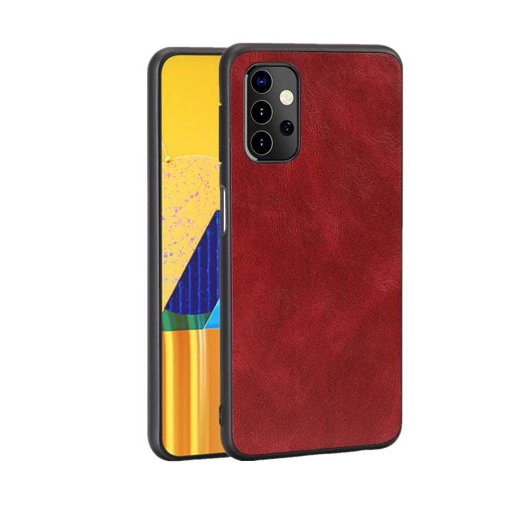 For Samsung Galaxy A32 5G Crazy Horse Textured Calfskin PU + PC + TPU Case