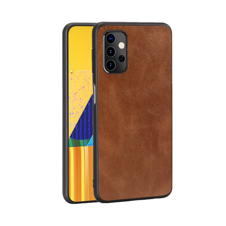For Samsung Galaxy A32 5G Crazy Horse Textured Calfskin PU + PC + TPU Case