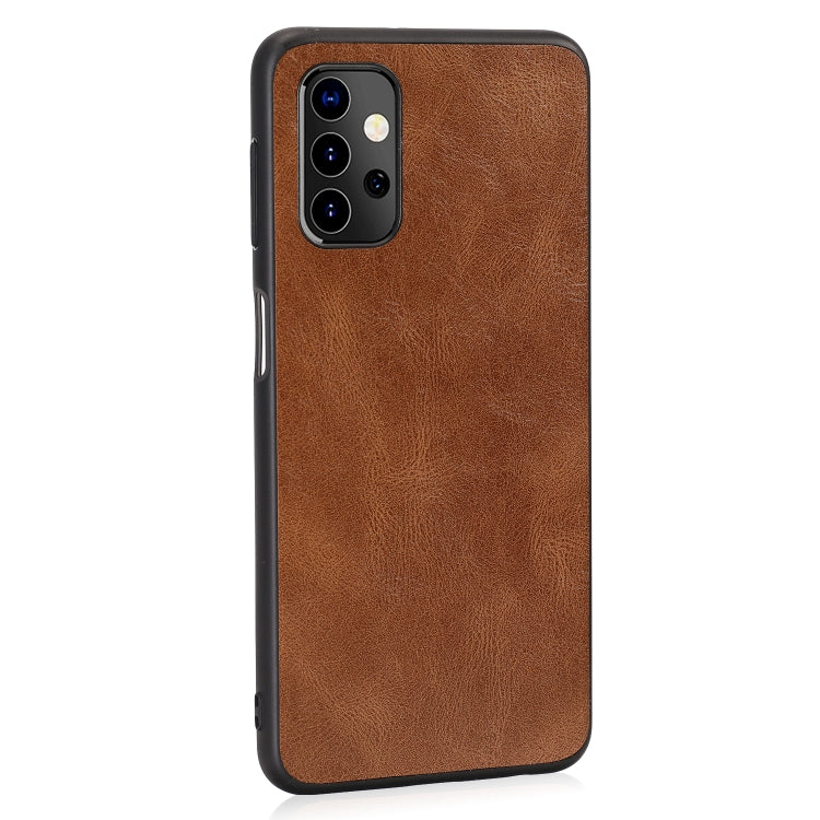 For Samsung Galaxy A32 5G Crazy Horse Textured Calfskin PU + PC + TPU Case