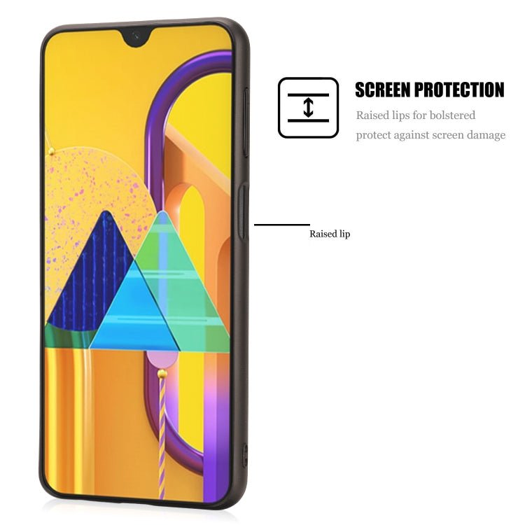 For Samsung Galaxy A32 5G Crazy Horse Textured Calfskin PU + PC + TPU Case