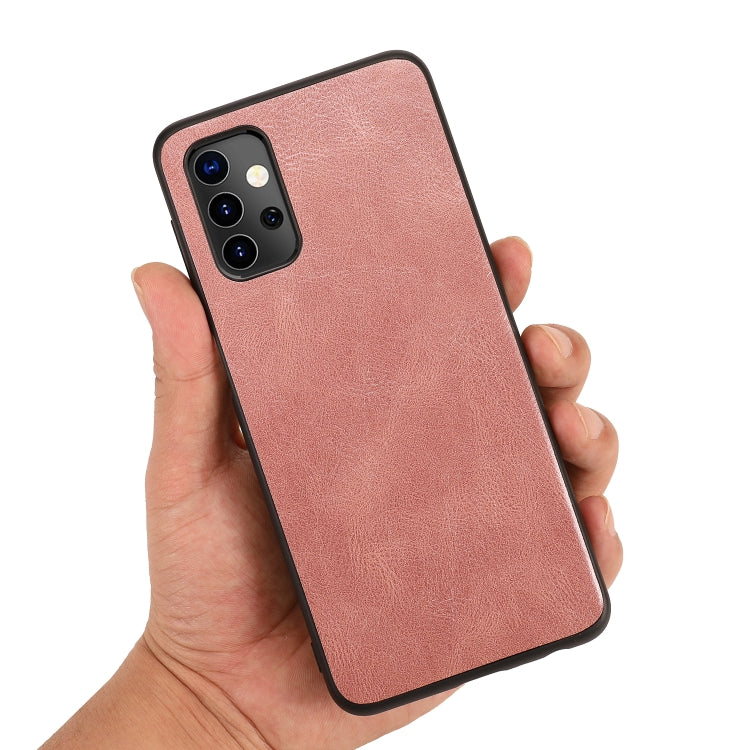 For Samsung Galaxy A32 5G Crazy Horse Textured Calfskin PU + PC + TPU Case