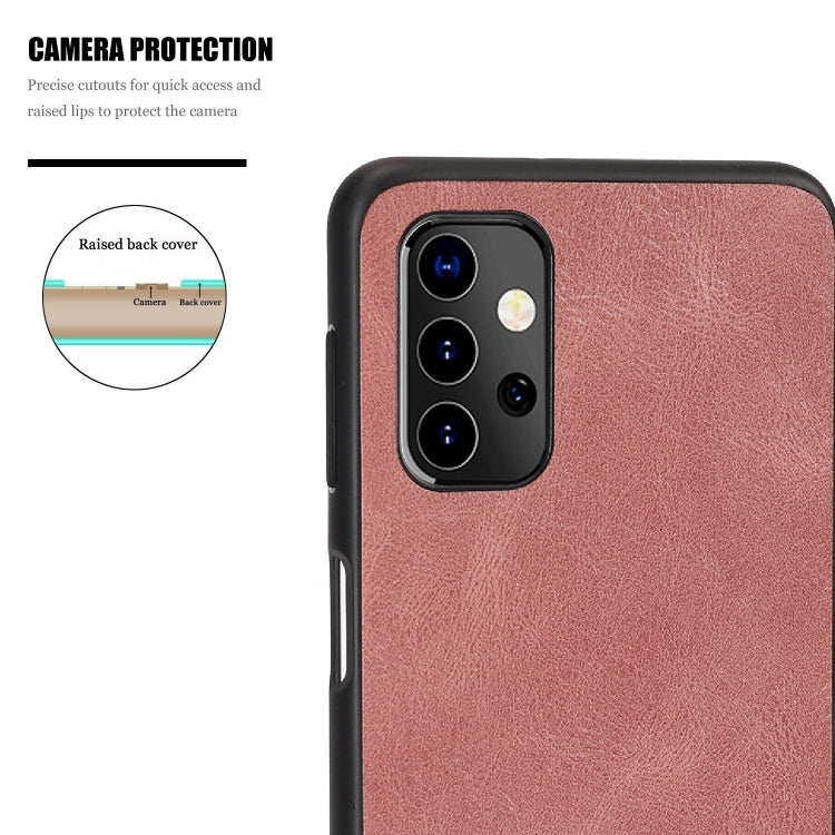 For Samsung Galaxy A32 5G Crazy Horse Textured Calfskin PU + PC + TPU Case