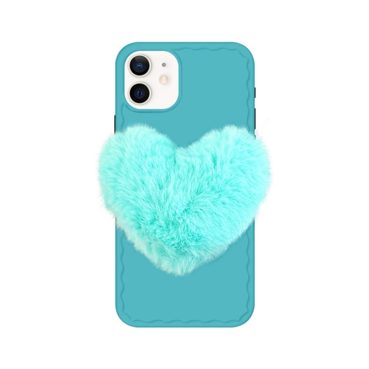 For iPhone 12 Pro Love Hairball Colorful Wave Soft Case