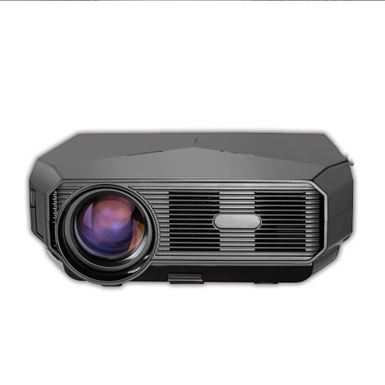 TRANSJEE A4300 1280x720P 3200 ANSI Lumens Portable Home Theater LED HD Digital Projector, Plug Type: UK Plug(Black)