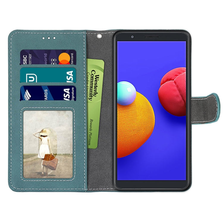 For Samsung Galaxy A01 Core Retro Frosted Horizontal Flip PU Leather Case with Holder & Card Slots & Wallet & Photo Frame