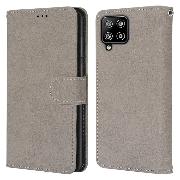 For Samsung Galaxy A42 5G Retro Frosted Horizontal Flip PU Leather Case with Holder & Card Slots & Wallet & Photo Frame