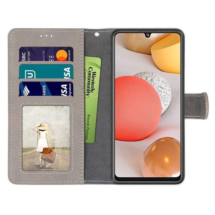 For Samsung Galaxy A42 5G Retro Frosted Horizontal Flip PU Leather Case with Holder & Card Slots & Wallet & Photo Frame