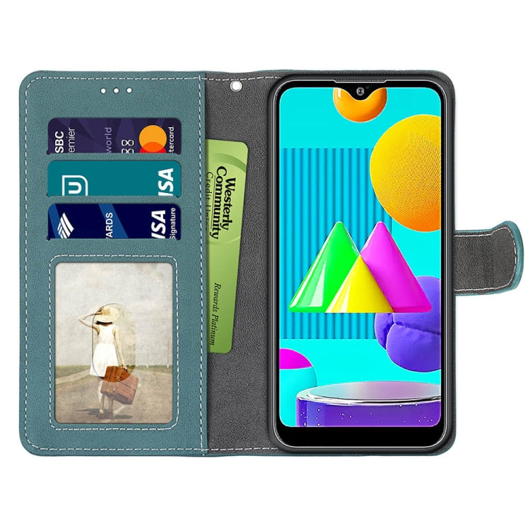 For Samsung Galaxy M01 Retro Frosted Horizontal Flip PU Leather Case with Holder & Card Slots & Wallet & Photo Frame