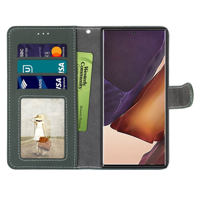 For Samsung Galaxy Note20 Ultra Retro Frosted Horizontal Flip PU Leather Case with Holder & Card Slots & Wallet & Photo Frame