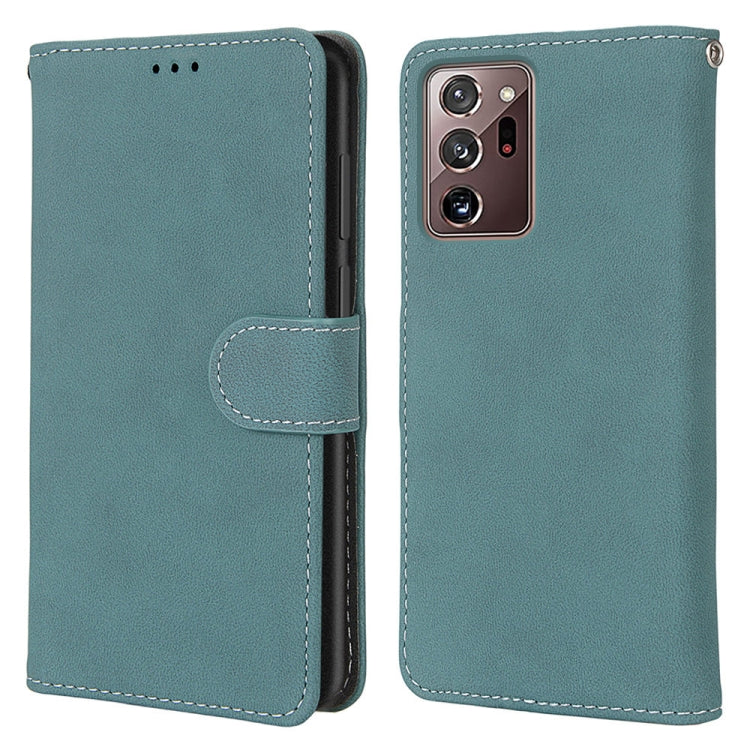 For Samsung Galaxy Note20 Ultra Retro Frosted Horizontal Flip PU Leather Case with Holder & Card Slots & Wallet & Photo Frame