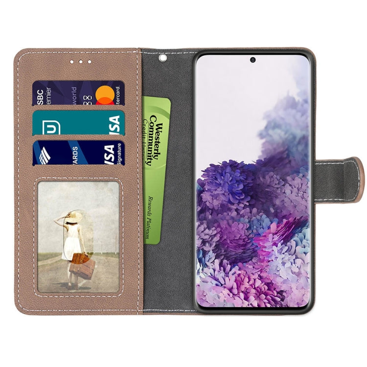 For Samsung Galaxy S21 Plus 5G Retro Frosted Horizontal Flip PU Leather Case with Holder & Card Slots & Wallet & Photo Frame