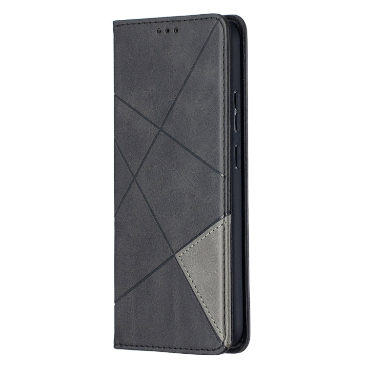 For Nokia 5.4 Rhombus Texture Horizontal Flip Magnetic Leather Case with Holder & Card Slots & Wallet