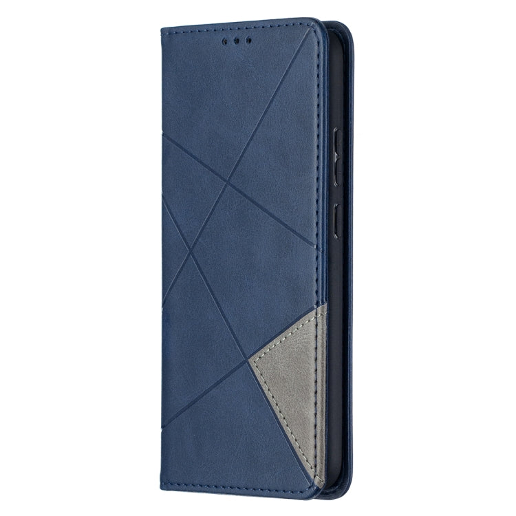 For Nokia 5.4 Rhombus Texture Horizontal Flip Magnetic Leather Case with Holder & Card Slots & Wallet