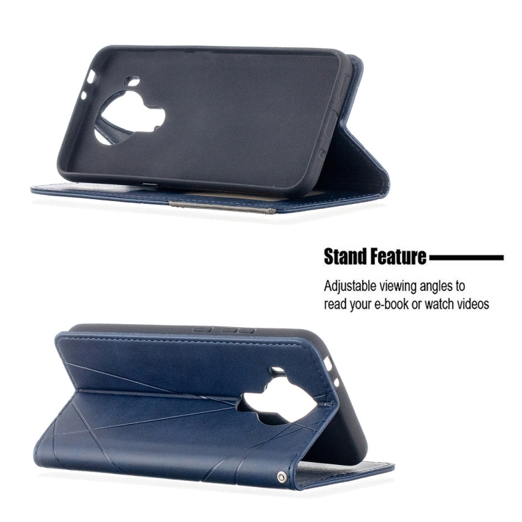 For Nokia 5.4 Rhombus Texture Horizontal Flip Magnetic Leather Case with Holder & Card Slots & Wallet