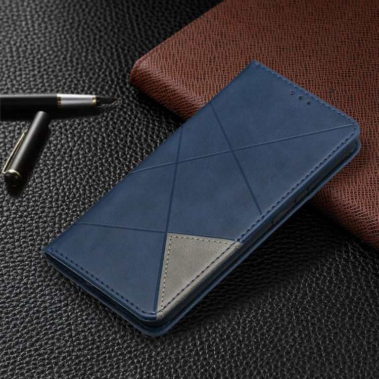 For Nokia 5.4 Rhombus Texture Horizontal Flip Magnetic Leather Case with Holder & Card Slots & Wallet