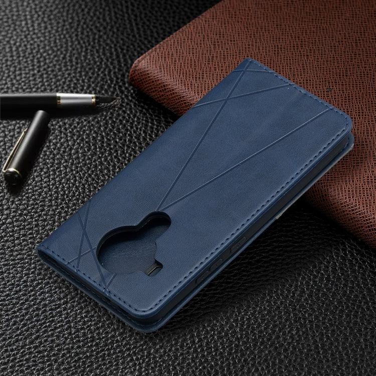For Nokia 5.4 Rhombus Texture Horizontal Flip Magnetic Leather Case with Holder & Card Slots & Wallet
