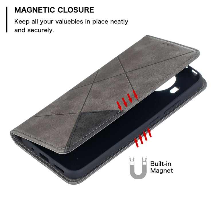 For Nokia 5.4 Rhombus Texture Horizontal Flip Magnetic Leather Case with Holder & Card Slots & Wallet