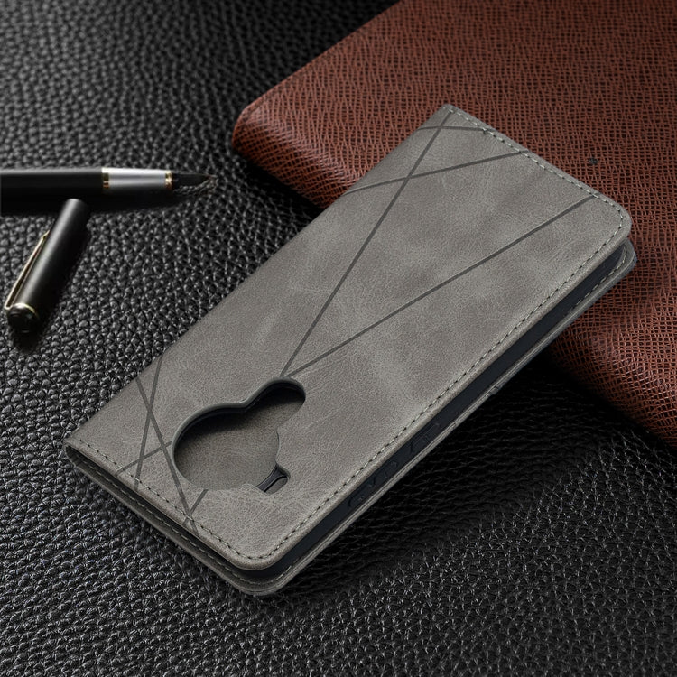 For Nokia 5.4 Rhombus Texture Horizontal Flip Magnetic Leather Case with Holder & Card Slots & Wallet