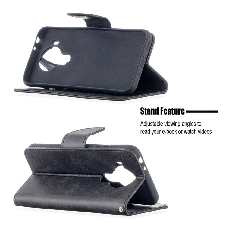 For Nokia 5.4 Retro Lambskin Texture Pure Color Horizontal Flip PU Leather Case with Holder & Card Slots & Wallet & Lanyard