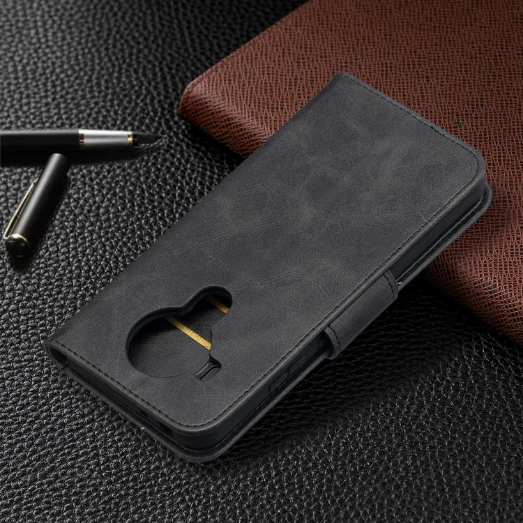 For Nokia 5.4 Retro Lambskin Texture Pure Color Horizontal Flip PU Leather Case with Holder & Card Slots & Wallet & Lanyard
