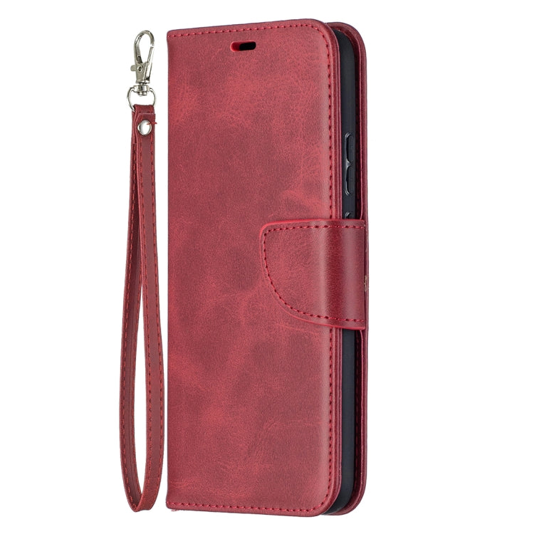For Nokia 5.4 Retro Lambskin Texture Pure Color Horizontal Flip PU Leather Case with Holder & Card Slots & Wallet & Lanyard