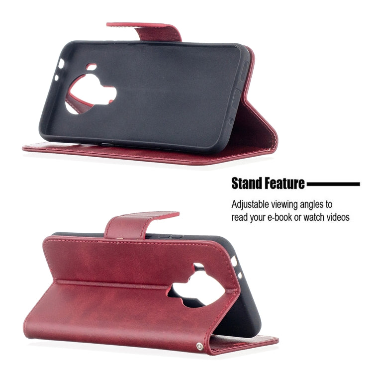 For Nokia 5.4 Retro Lambskin Texture Pure Color Horizontal Flip PU Leather Case with Holder & Card Slots & Wallet & Lanyard