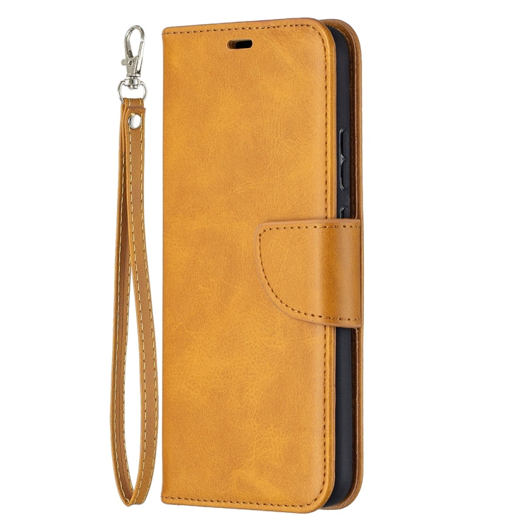 For Nokia 5.4 Retro Lambskin Texture Pure Color Horizontal Flip PU Leather Case with Holder & Card Slots & Wallet & Lanyard