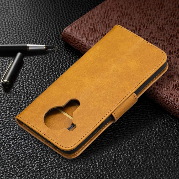 For Nokia 5.4 Retro Lambskin Texture Pure Color Horizontal Flip PU Leather Case with Holder & Card Slots & Wallet & Lanyard