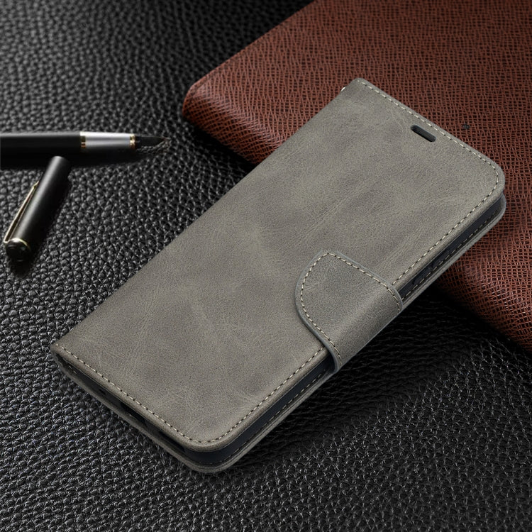 For Nokia 5.4 Retro Lambskin Texture Pure Color Horizontal Flip PU Leather Case with Holder & Card Slots & Wallet & Lanyard