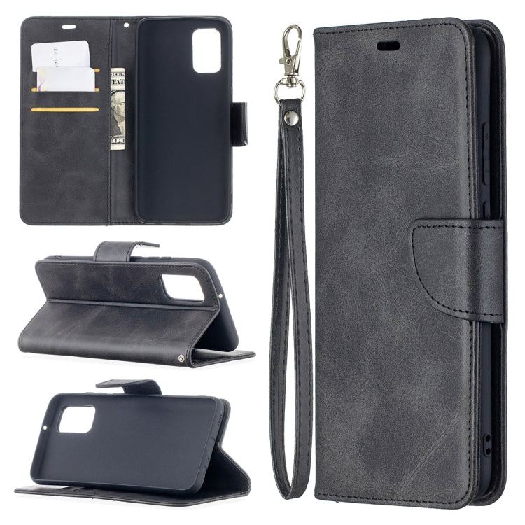 For Samsung Galaxy A02s (EU Version) Retro Lambskin Texture Pure Color Horizontal Flip PU Leather Case with Holder & Card Slots & Wallet & Lanyard