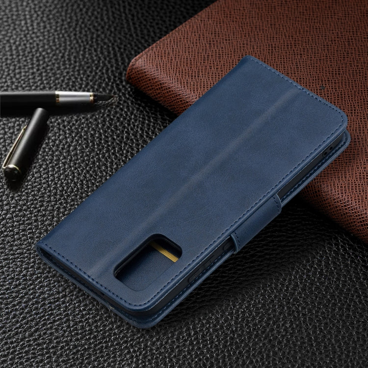 For Samsung Galaxy A02s (EU Version) Retro Lambskin Texture Pure Color Horizontal Flip PU Leather Case with Holder & Card Slots & Wallet & Lanyard