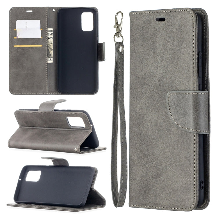For Samsung Galaxy A02s (EU Version) Retro Lambskin Texture Pure Color Horizontal Flip PU Leather Case with Holder & Card Slots & Wallet & Lanyard