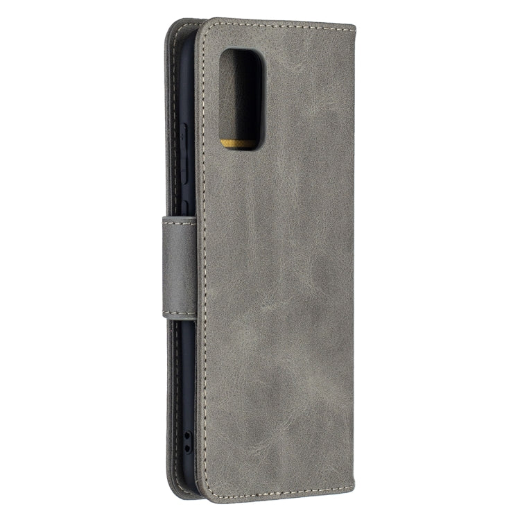 For Samsung Galaxy A02s (EU Version) Retro Lambskin Texture Pure Color Horizontal Flip PU Leather Case with Holder & Card Slots & Wallet & Lanyard