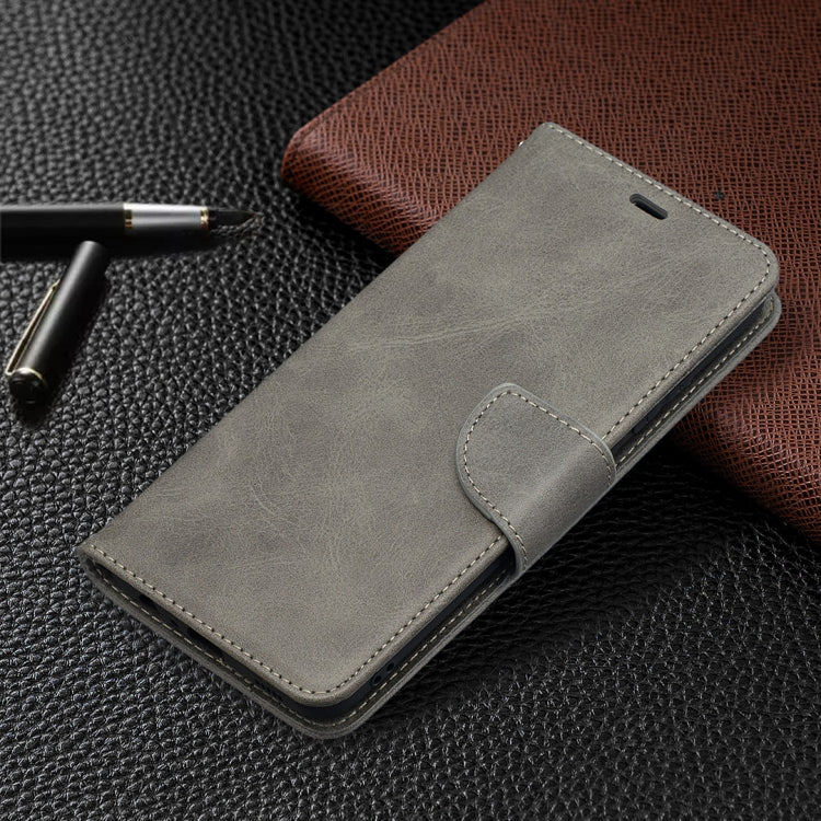 For Samsung Galaxy A02s (EU Version) Retro Lambskin Texture Pure Color Horizontal Flip PU Leather Case with Holder & Card Slots & Wallet & Lanyard
