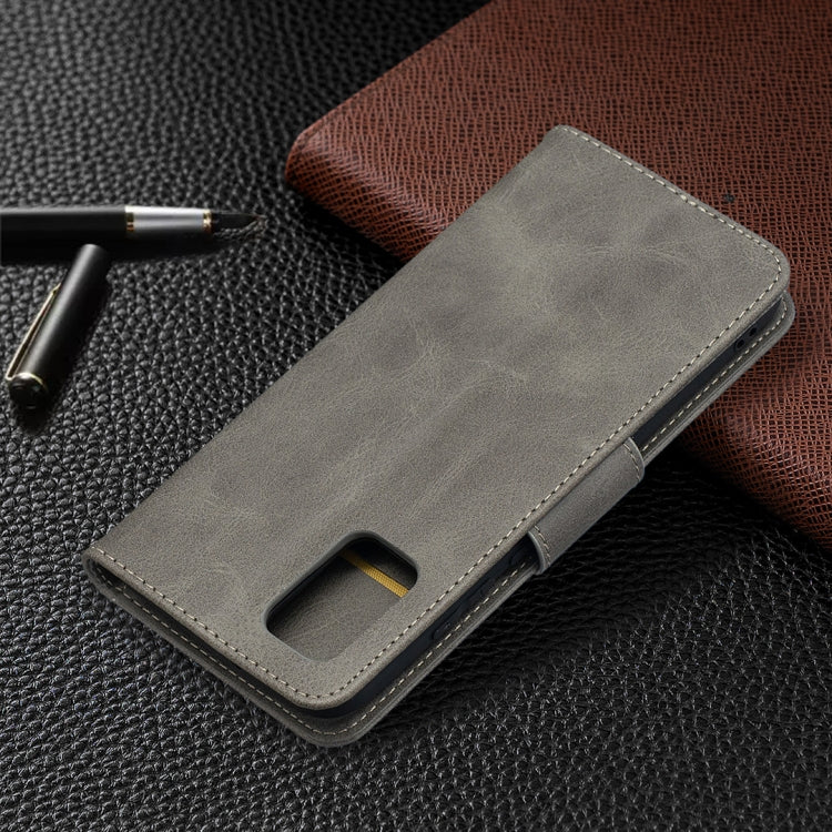 For Samsung Galaxy A02s (EU Version) Retro Lambskin Texture Pure Color Horizontal Flip PU Leather Case with Holder & Card Slots & Wallet & Lanyard
