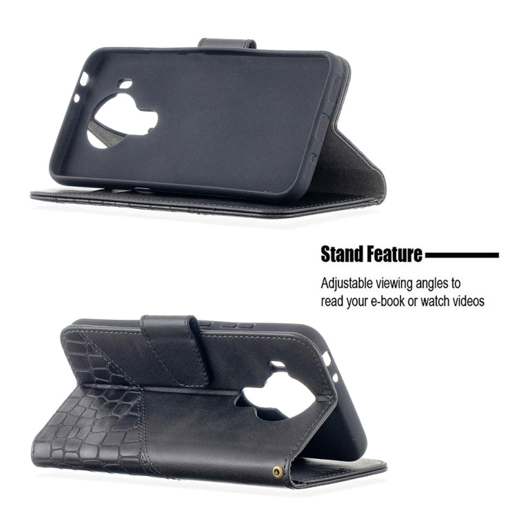 For Nokia 5.4 Matching Color Crocodile Texture Horizontal Flip PU Leather Case with Wallet & Holder & Card Slots