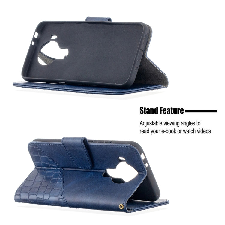 For Nokia 5.4 Matching Color Crocodile Texture Horizontal Flip PU Leather Case with Wallet & Holder & Card Slots