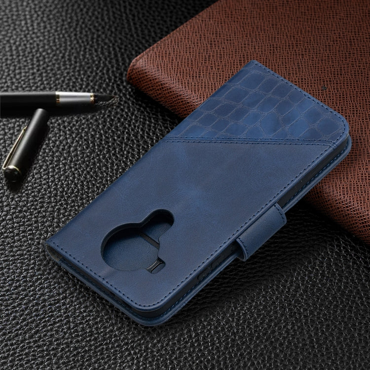 For Nokia 5.4 Matching Color Crocodile Texture Horizontal Flip PU Leather Case with Wallet & Holder & Card Slots