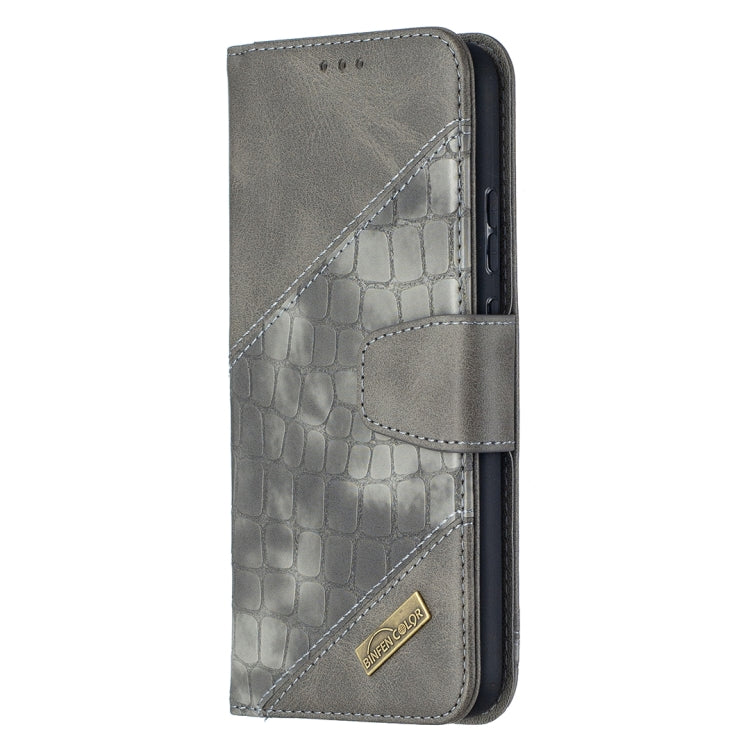 For Nokia 5.4 Matching Color Crocodile Texture Horizontal Flip PU Leather Case with Wallet & Holder & Card Slots