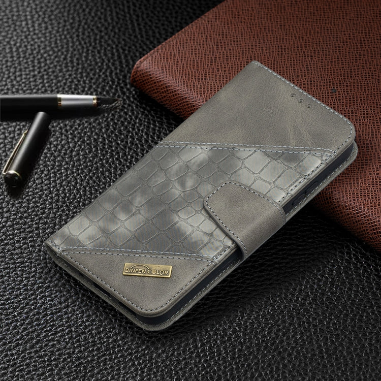 For Nokia 5.4 Matching Color Crocodile Texture Horizontal Flip PU Leather Case with Wallet & Holder & Card Slots