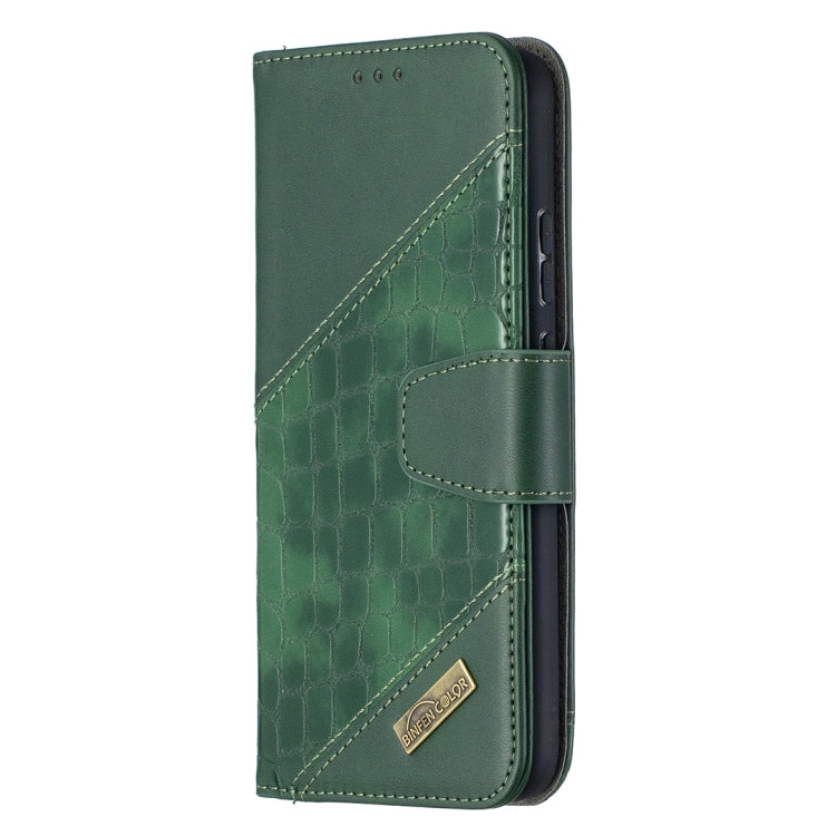 For Nokia 5.4 Matching Color Crocodile Texture Horizontal Flip PU Leather Case with Wallet & Holder & Card Slots