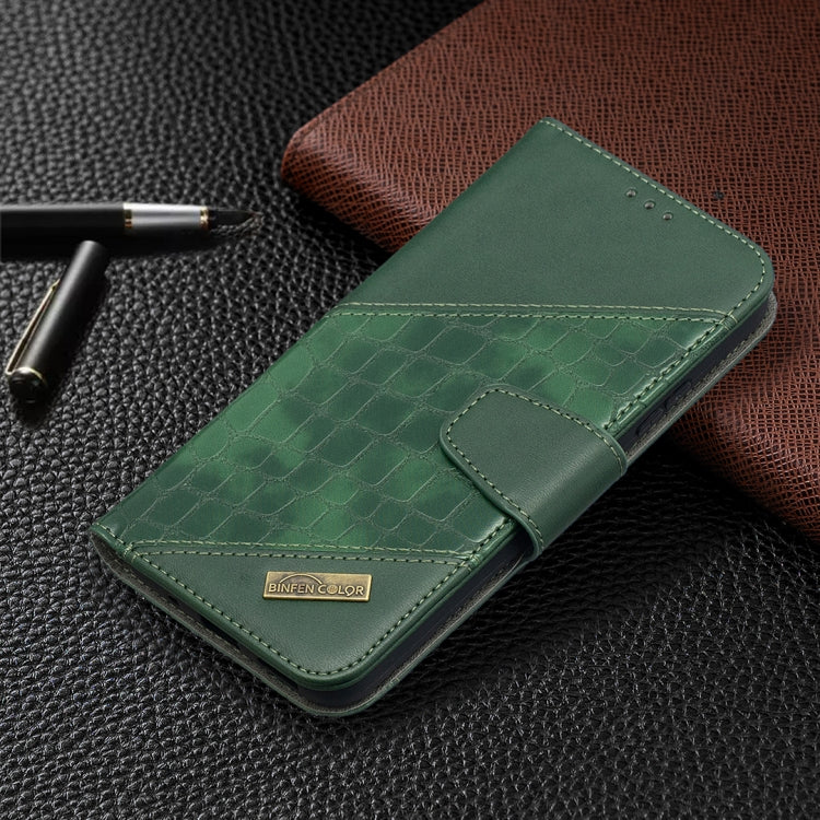 For Nokia 5.4 Matching Color Crocodile Texture Horizontal Flip PU Leather Case with Wallet & Holder & Card Slots