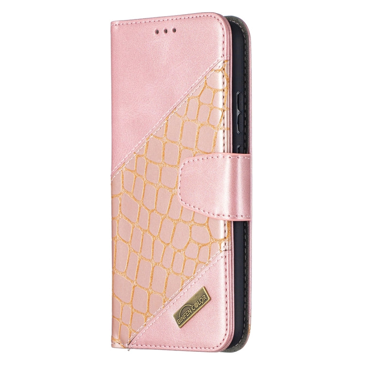 For Nokia 5.4 Matching Color Crocodile Texture Horizontal Flip PU Leather Case with Wallet & Holder & Card Slots